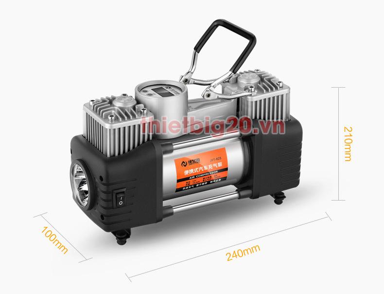 Máy bơm lốp mini 2 xi-lanh tốc độ cao 3 Phiên bản GXE12