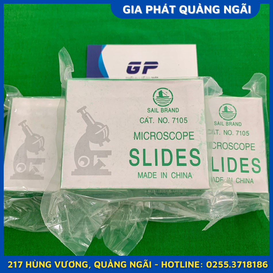 Lam kính hiển vi nhám 7105 dùng một lần microscope slides