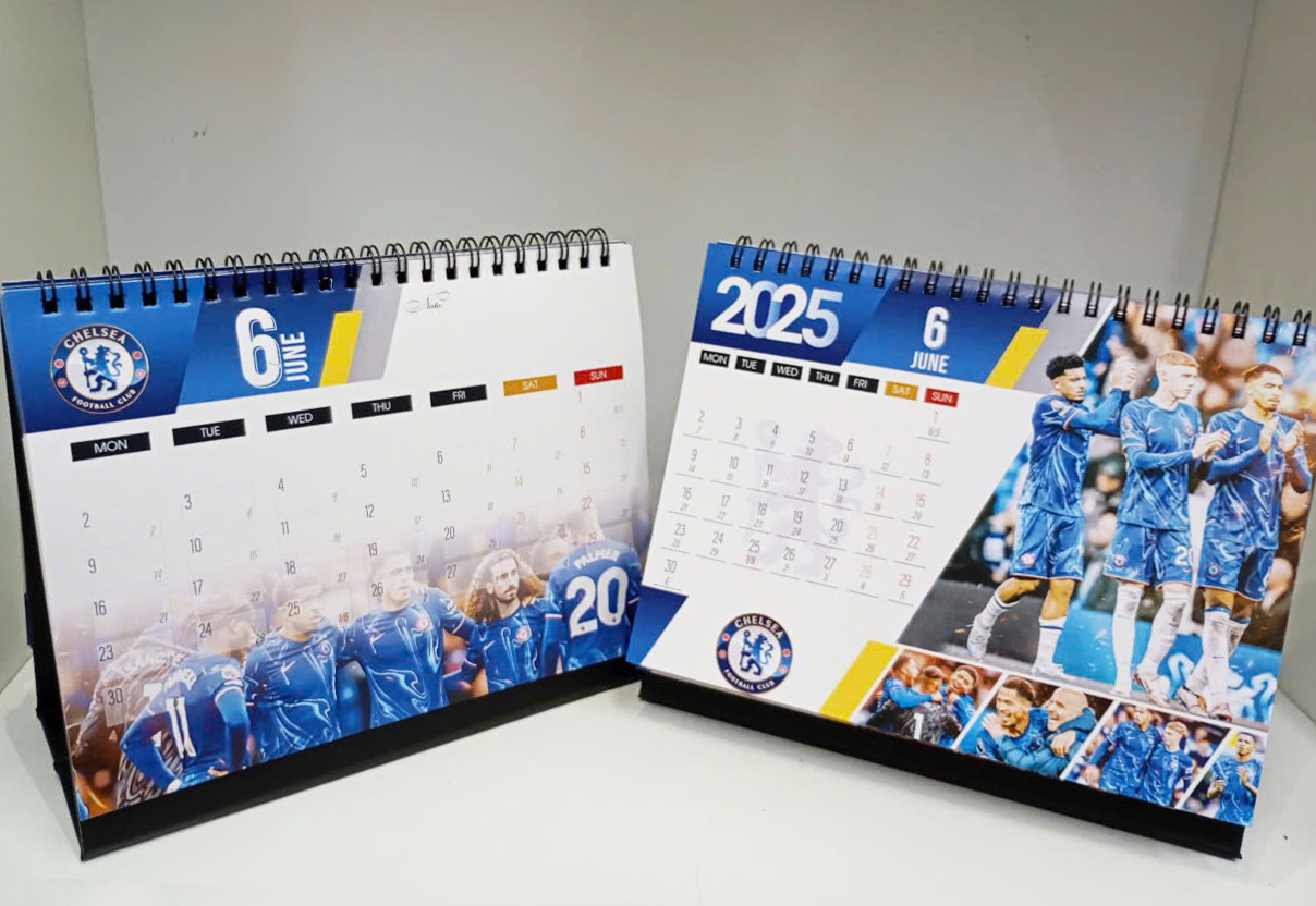 Lịch để bàn Chelsea 2026