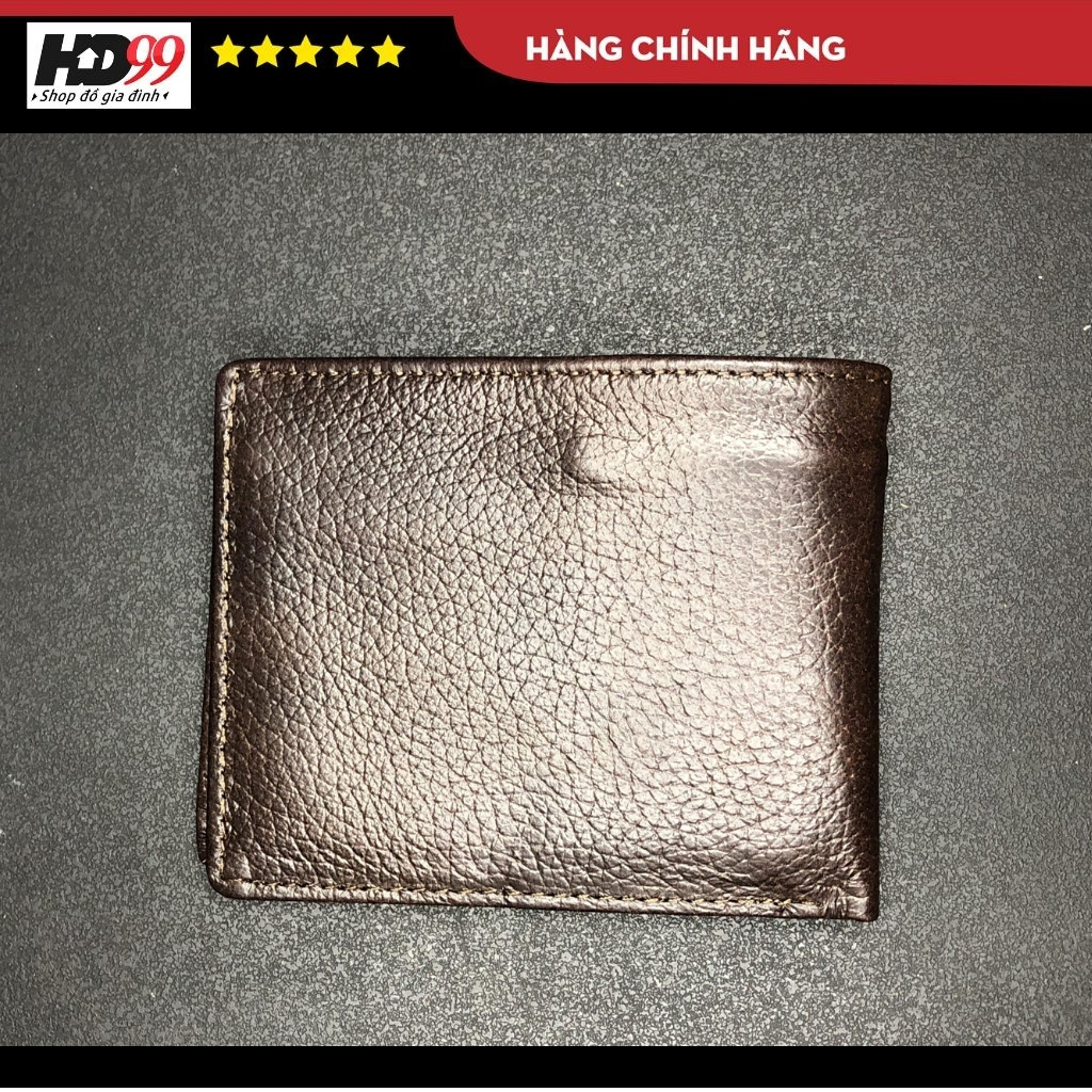 Ví Nam Da Bò Mini H2 Dáng Basic Chất liệu PU