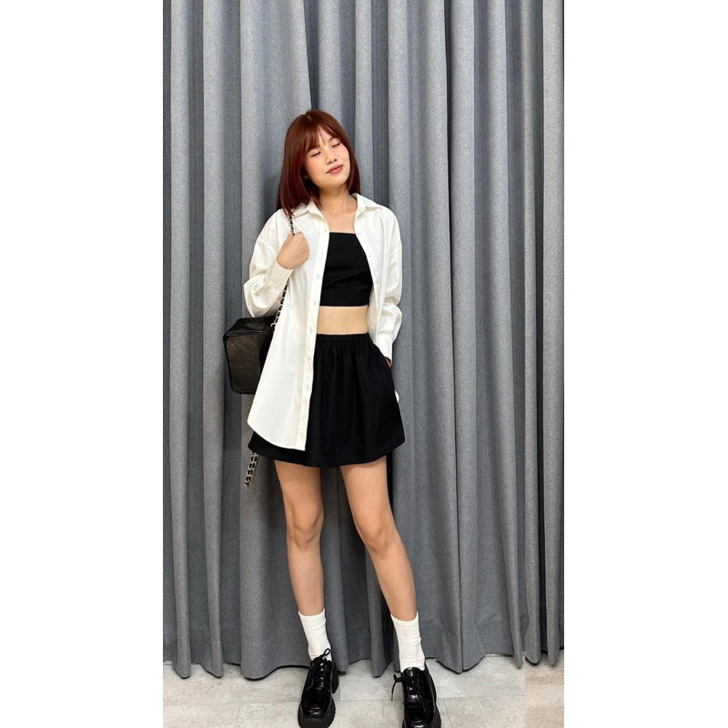 Áo sơmi dáng rộng Striped Oversize Shirt