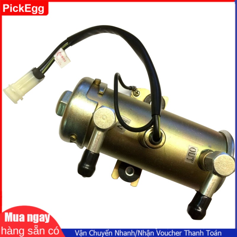 12V Durable Electronic Fuel Pump Car Heavy Duty Metal Solid Petrol Pump for Motorcycle