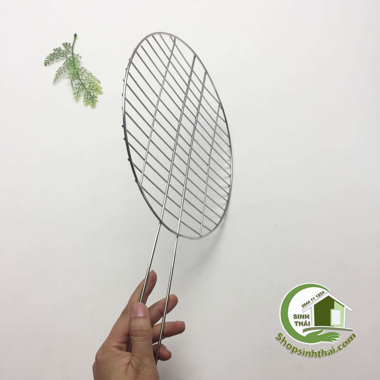 [HCM]Vỉ nướng inox tròn cao cấp 25cm