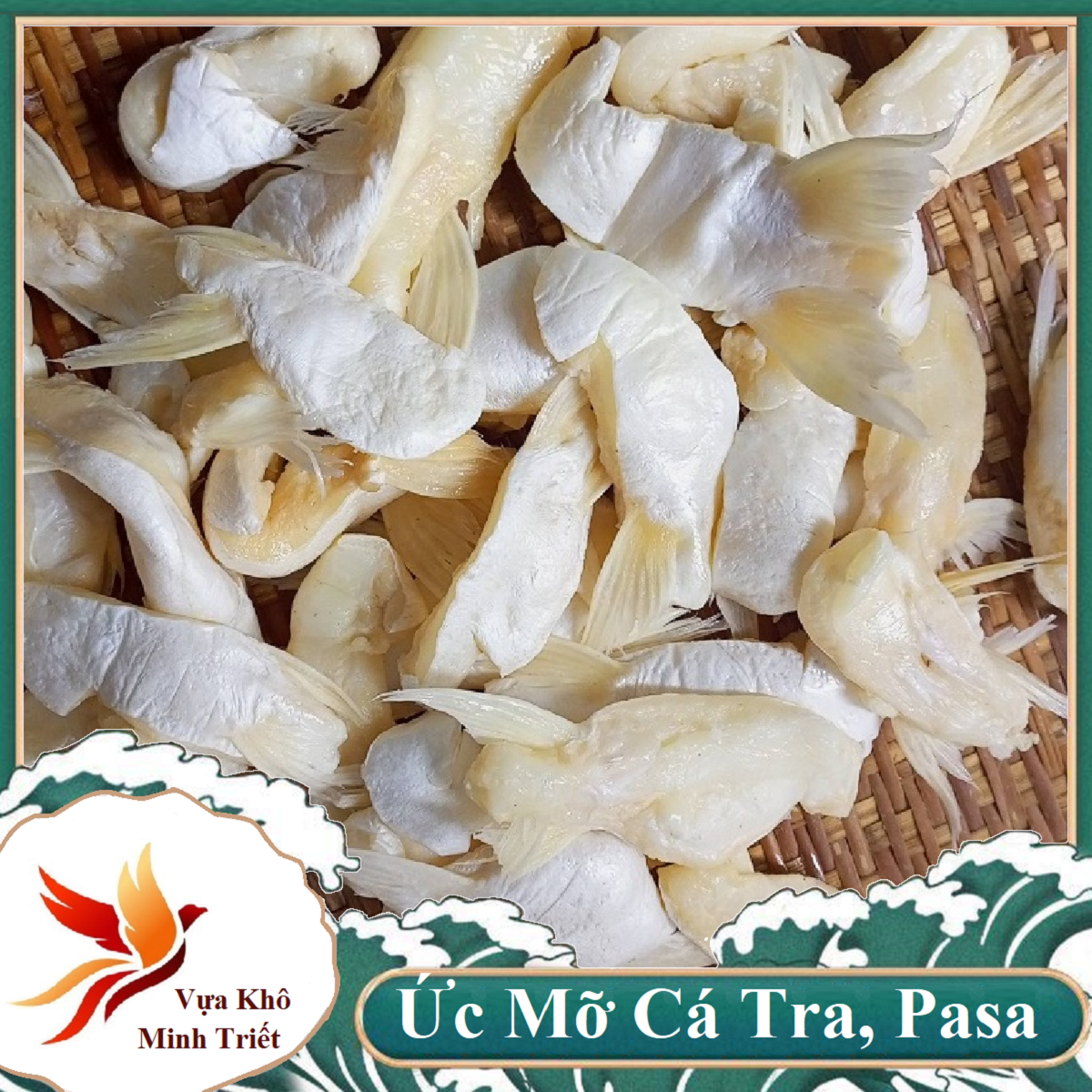 1kg ức mở cá pasa thơm ngon béo ngậy- vựa khô minh triết