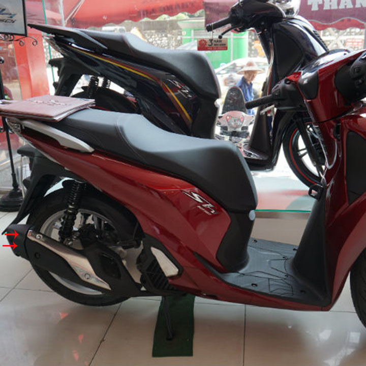 Chụp đuôi bô xe màu ĐEN - BẠC  SH đời 2017 đến 2019