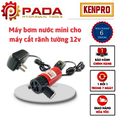 Bơm nước chống bụi cho máy cắt rãnh tường Bơm mini 12V