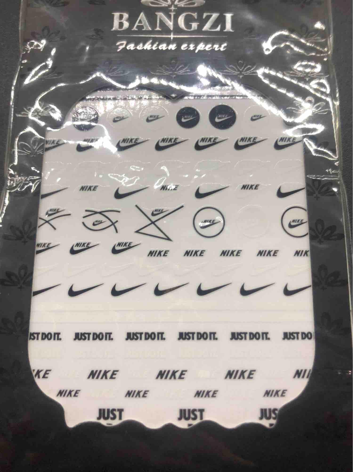 Sticker dán móng mẫu tên thương hiệu