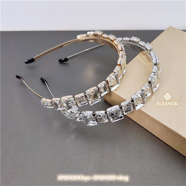 Băng đô cài tóc Eleanor Accessories cài tóc đính đá lấp lánh phụ kiện tóc 4384