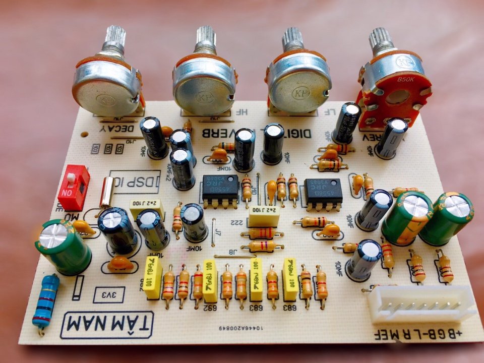Bo Mạch Reverb DSP cho Amply Karaoke