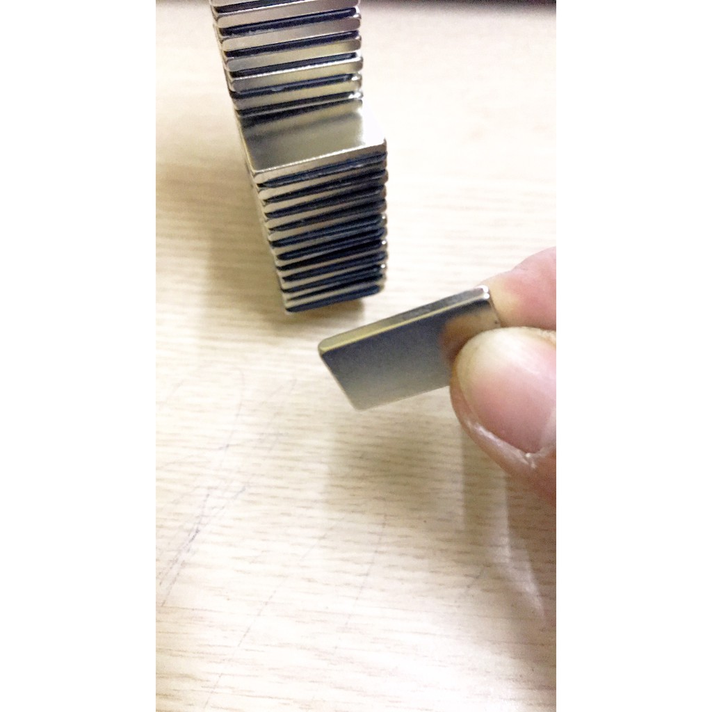 Nam châm chữ nhật 25x15x3mm giá tốt
