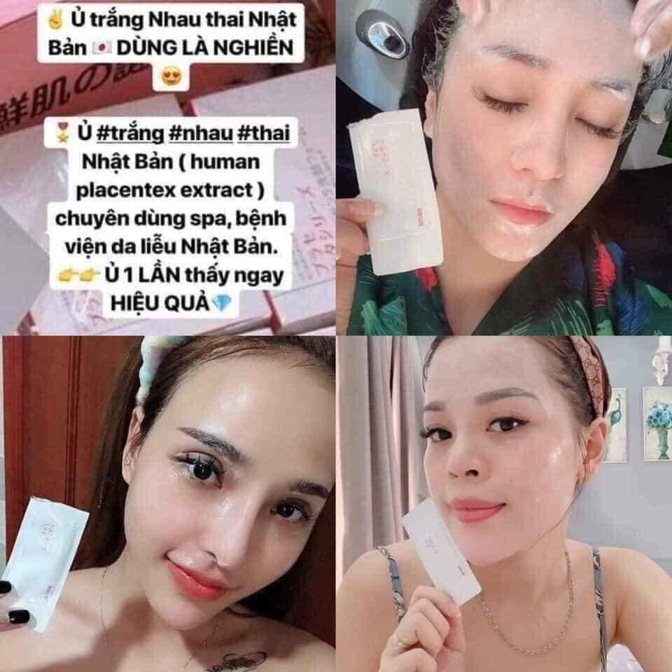 Mặt Nạ Ủ Trắng Nhau Thai- Mờ Thâm- Trắng Da