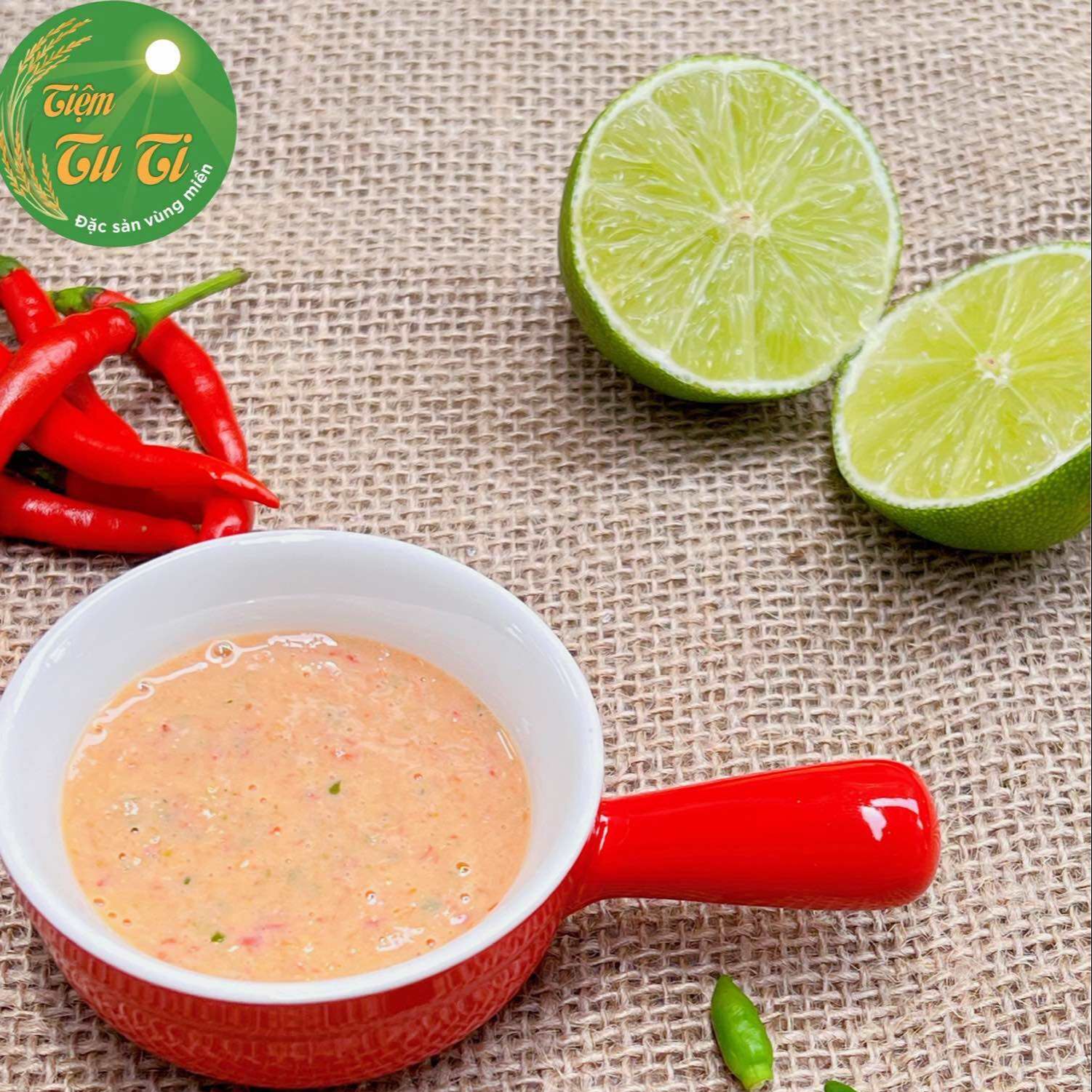 MUỐI ỚT ĐỎ 400ml - Muối Chấm Thần Thánh