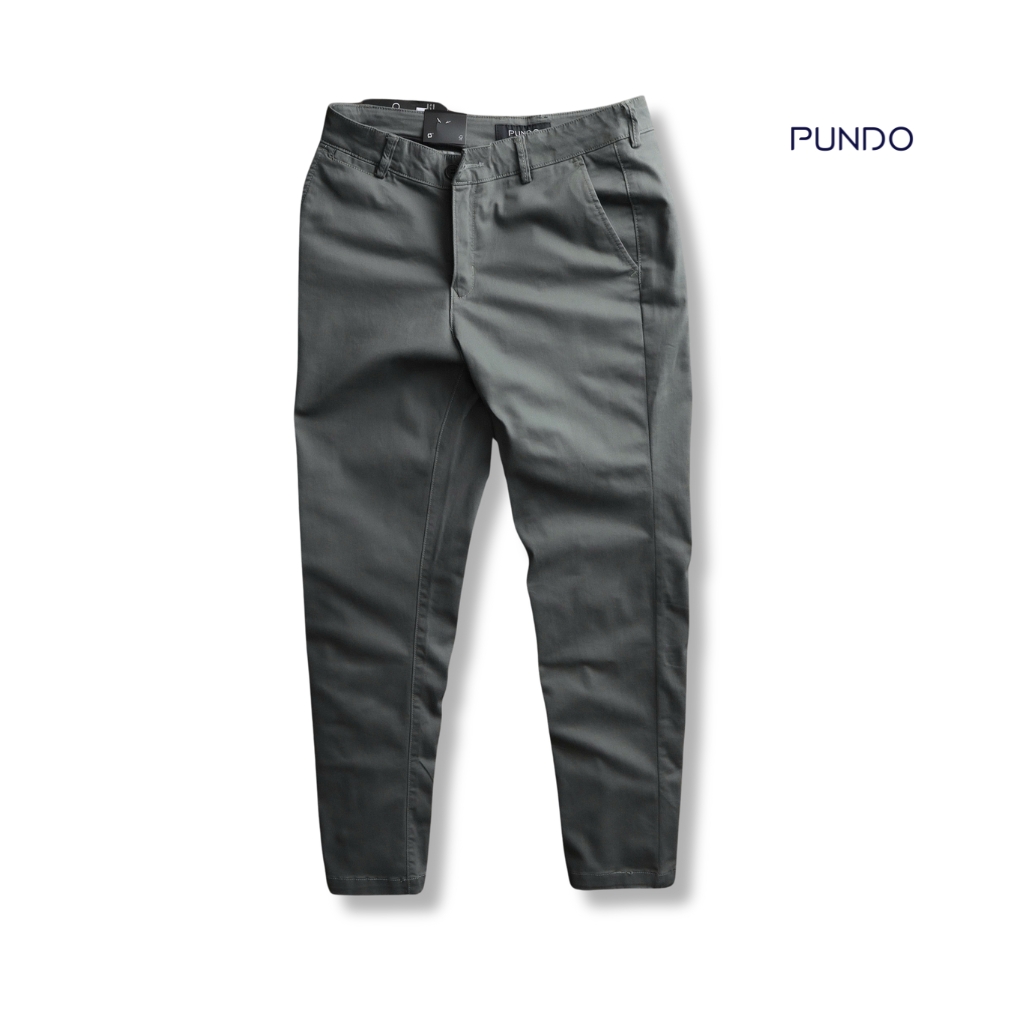 Quần kaki dài nam PUNDO , màu basic , chất kaki mềm mịn cao cấp , dễ phối QDPD06
