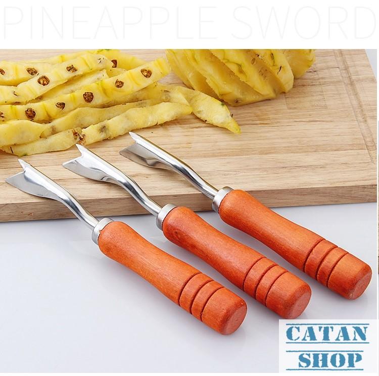 Combo of 3 premium stainless steel paring knife set with scented eye cut with super fast pineapple strap gd37-dgtc-3