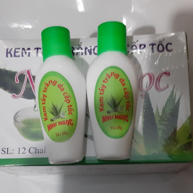 combo 4 kem tẩy trắng da cấp tốc NHƯ NGỌC
