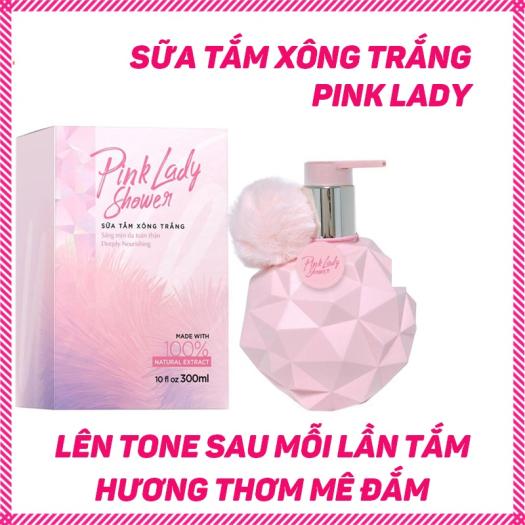 Sữa tắm xông trắng pink lady 300ml