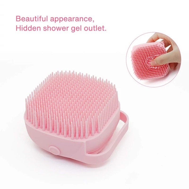 Bàn chải SILICON tắm cho thú cưng