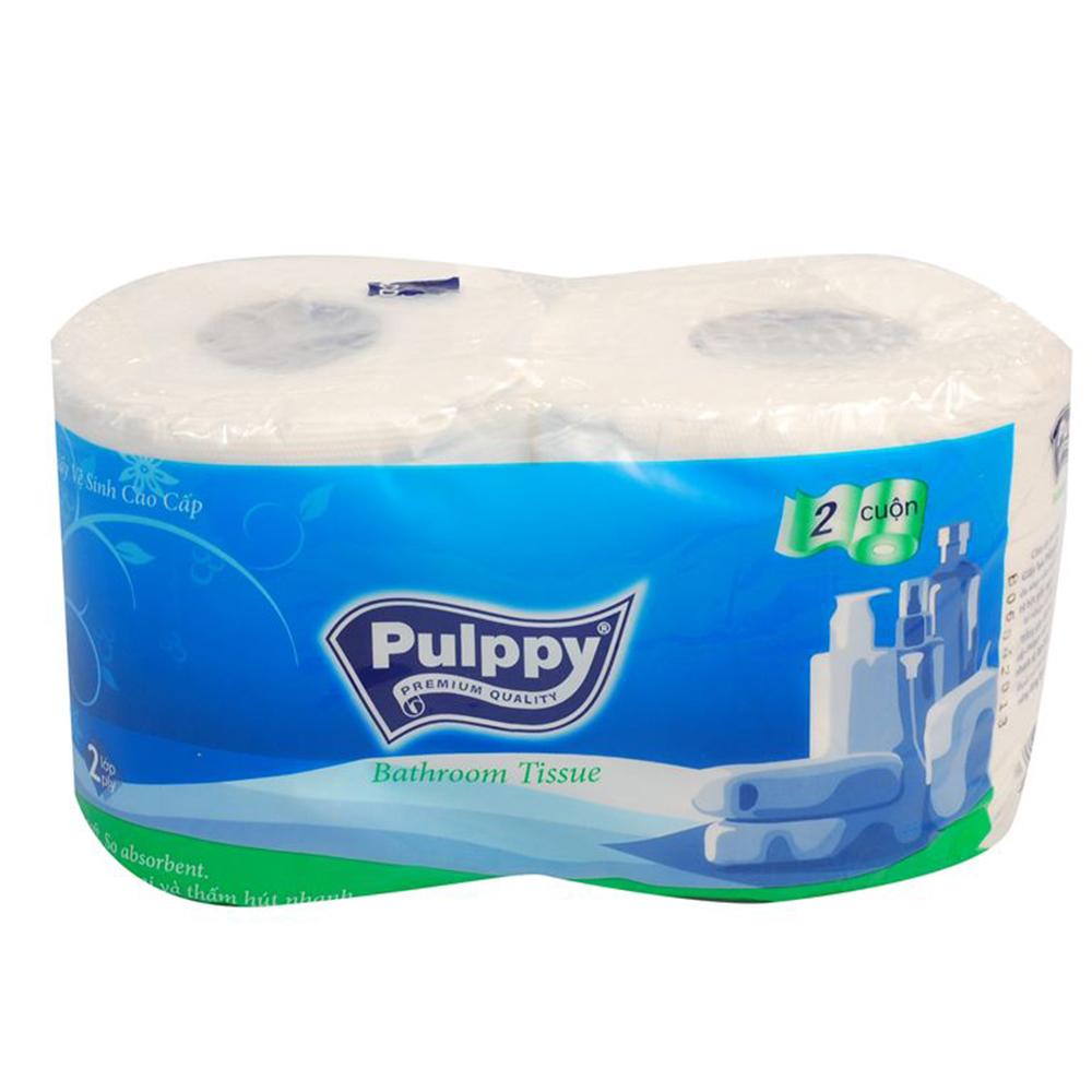[HCM]Lốc 10 cuộn giấy vệ sinh Pulppy