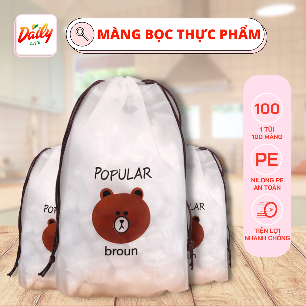 màng bọc thực phẩm 100 chiếc