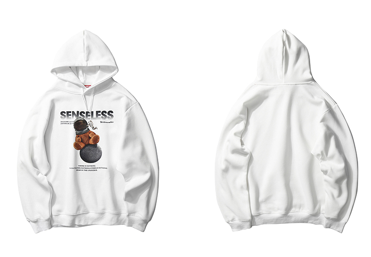 Áo Hoodie Đen Trắng Nam Nữ PHI HÀNH GIA cool , Vải Nỉ Ngoại Dầy Dặn