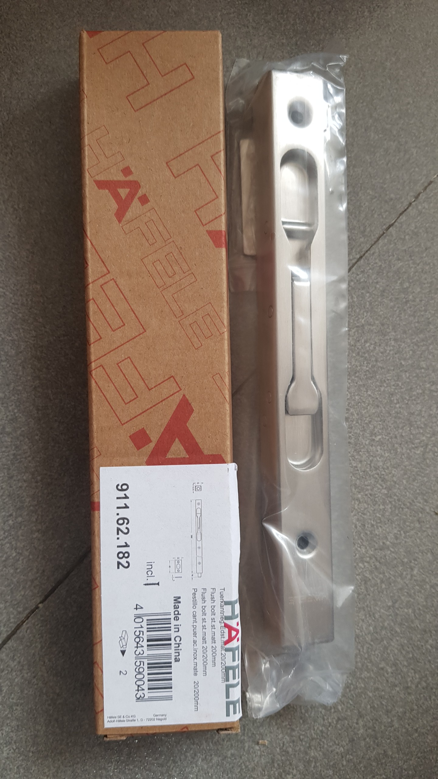 Chốt âm 200MM=KL 911.62.182