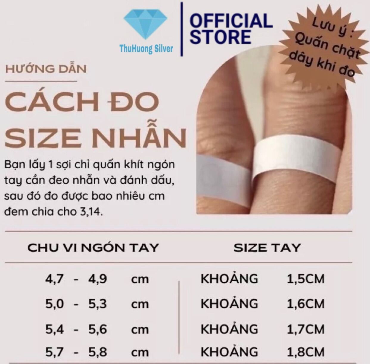 Nhẫn nữ 4 chấu đá cao đính đá sáng đẹp bạc ta - THJ SILVER