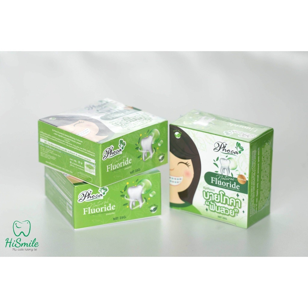 【nóng】 Kem trắng răng thơm miệng Phoca by ThaiLan 25g