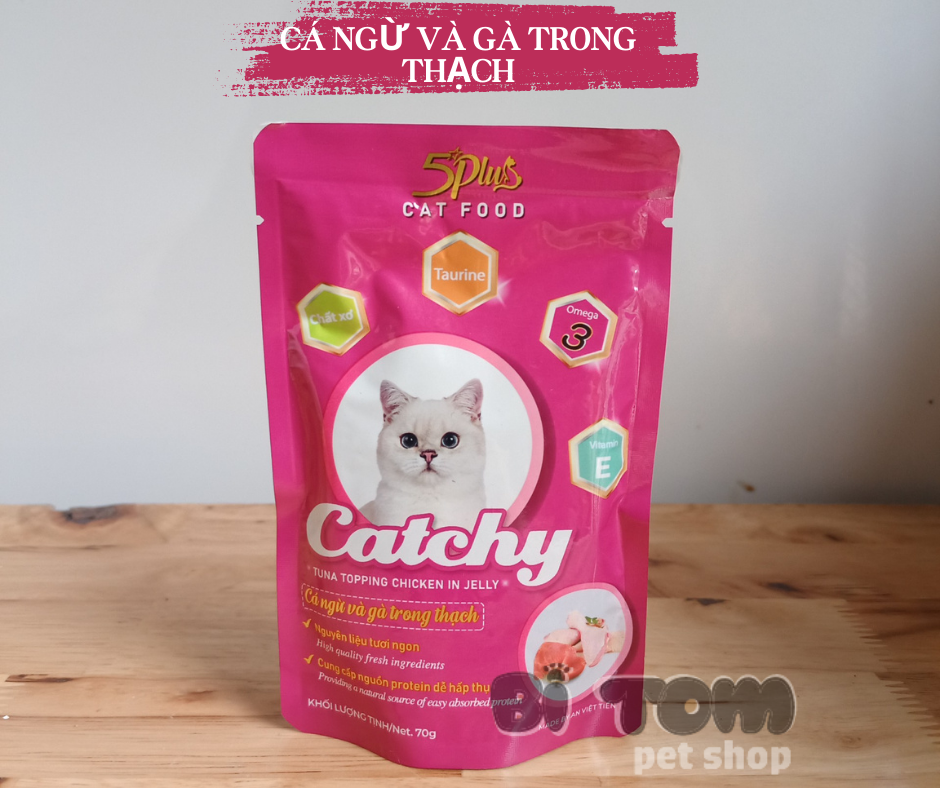 PATE CHO MÈO CATCHY GÓI 70GR - NHIỀU VỊ