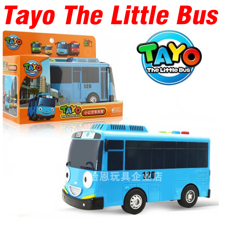 Xe buýt Tayo đồ chơi trẻ em mô hình cỡ lớn có âm thanh và đèn bằng nhựa