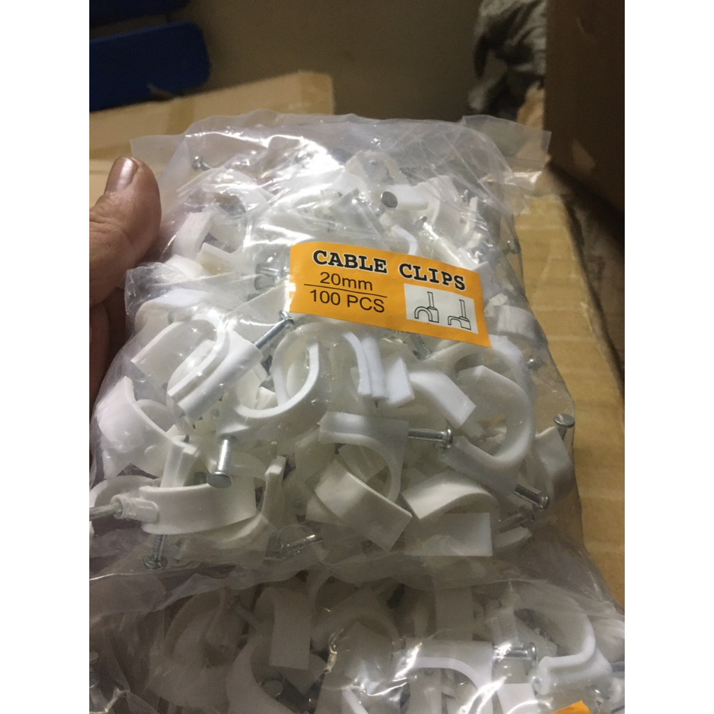 Đinh Ghim Dây Cáp Mạng - Dây Điện ( Túi 100 Cái)
