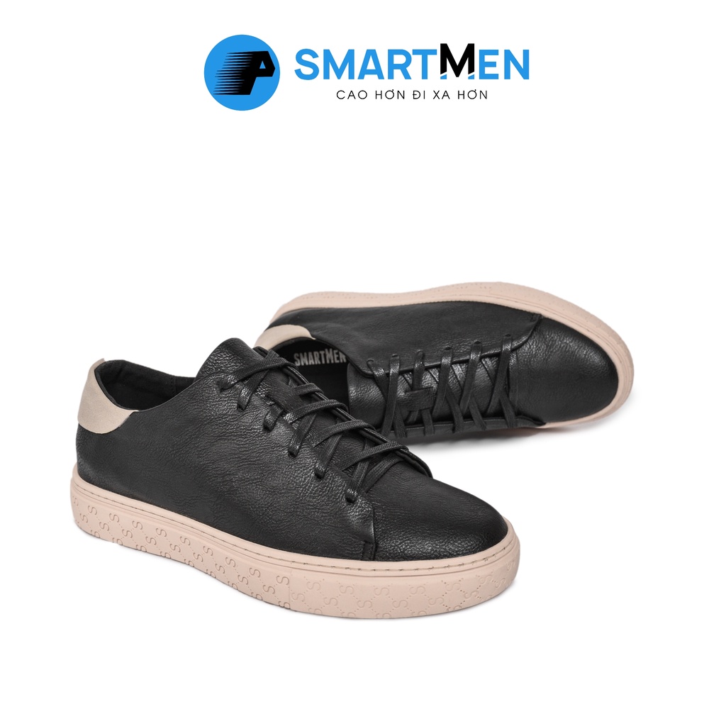 Giày thể thao Tăng chiều cao SMARTMEN STAR-04 Đen