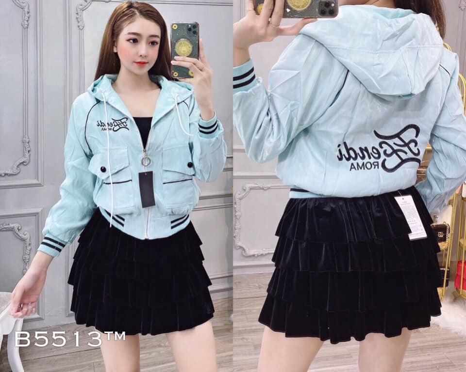 ÁO KHOÁC DÙ 2 LỚP - MỊN MÁT - SP Y HÌNH