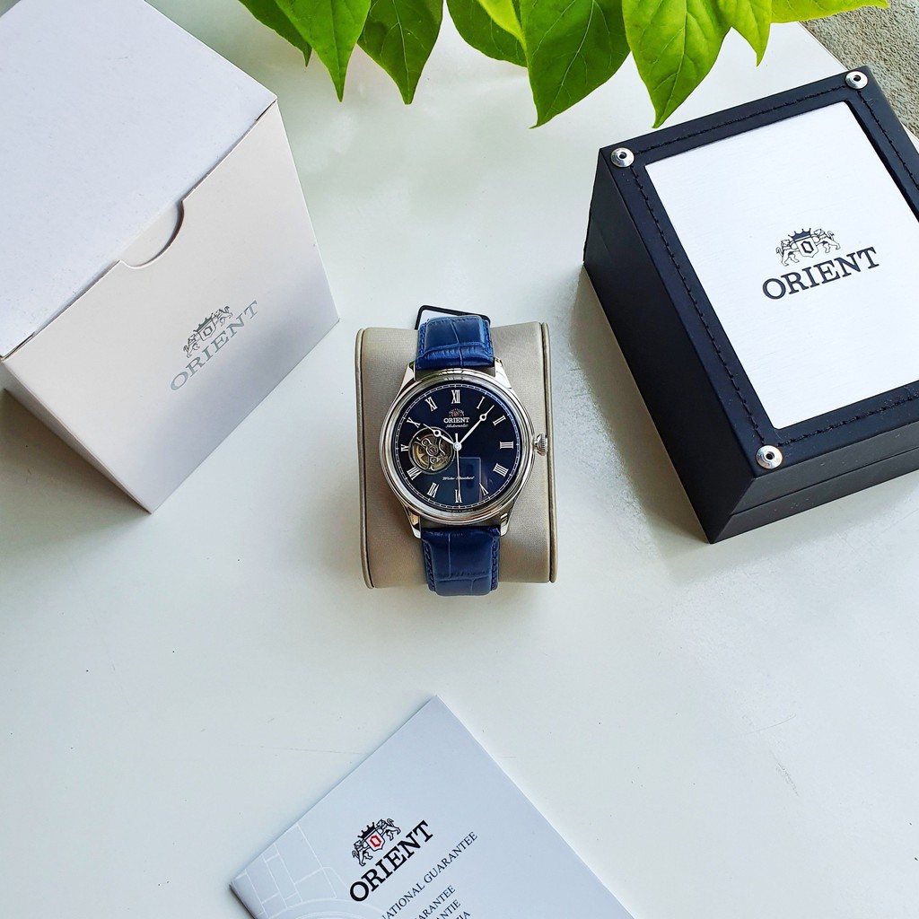 { RẺ VÔ ĐỐI }{ BẢO TÍN ĐỒNG HỒ SHOP SỊN LAZADA }  Đồng hồ nam dây da Orient Caballero { orient patek seiko sk }