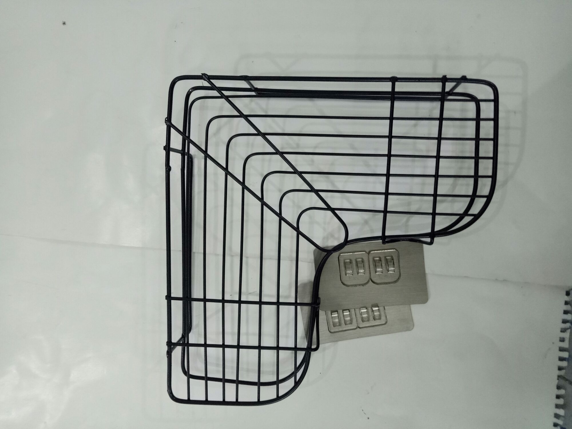 kệ góc dán tường nhà tắm sắt sơn tĩnh điện