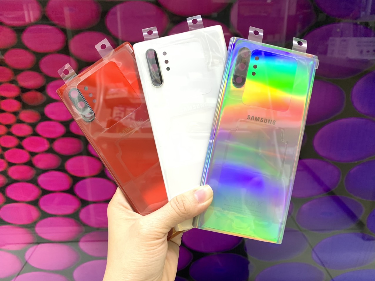 NẮP LƯNG ĐIỆN THOẠI SAMSUNG NOTE 10 PLUS ZIN