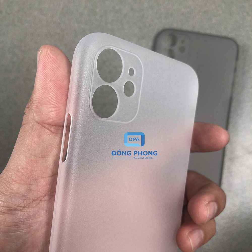 Combo 2 Ốp Lưng Trong Nhám Unibody iPhone 11 Mỏng Giấy