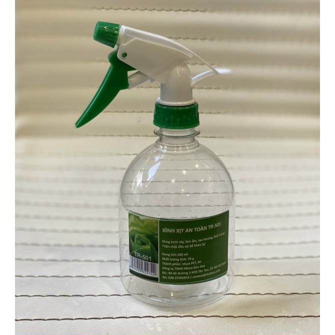 Bình Xịt Dudaco 500ml - Bình Xịt Tóc