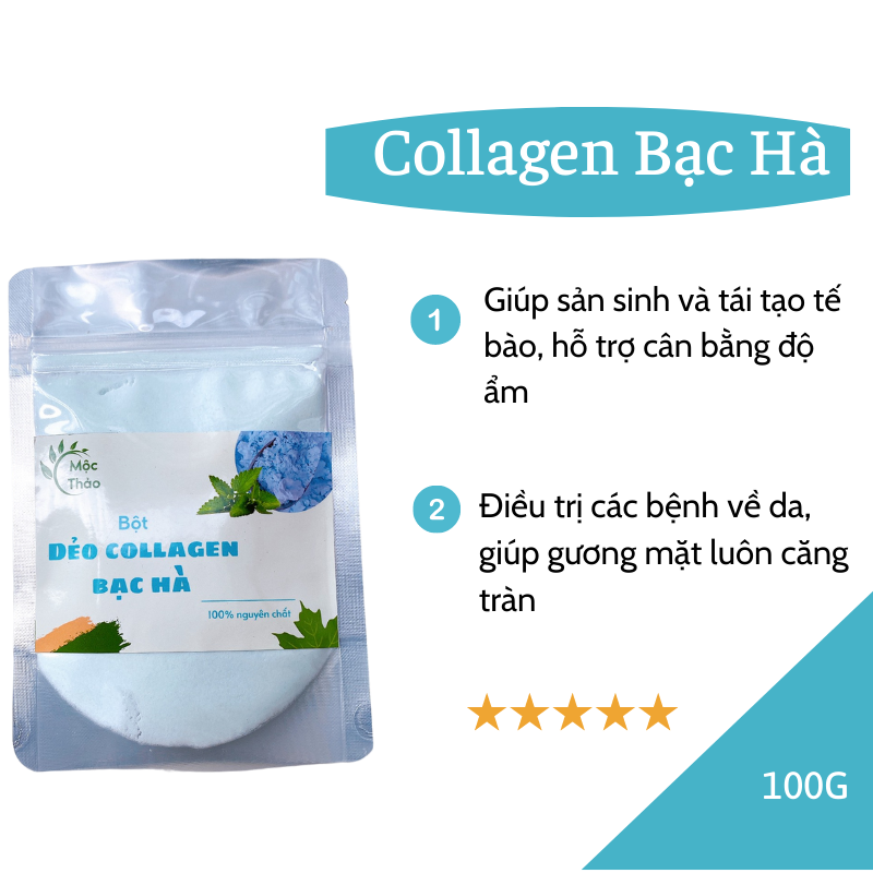 Mask Dẻo Bạc Hà Collagen - Mỹ Phẩm Handmade