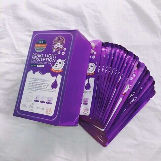 Mặt Nạ Dưỡng Trắng HA Pearl Light Perception Bright Skin Mask.