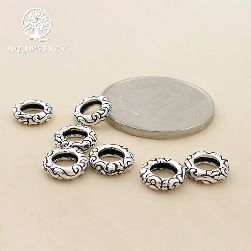 [HCM]Charm bạc chặn 8x2.5mm - NQ Jewelry