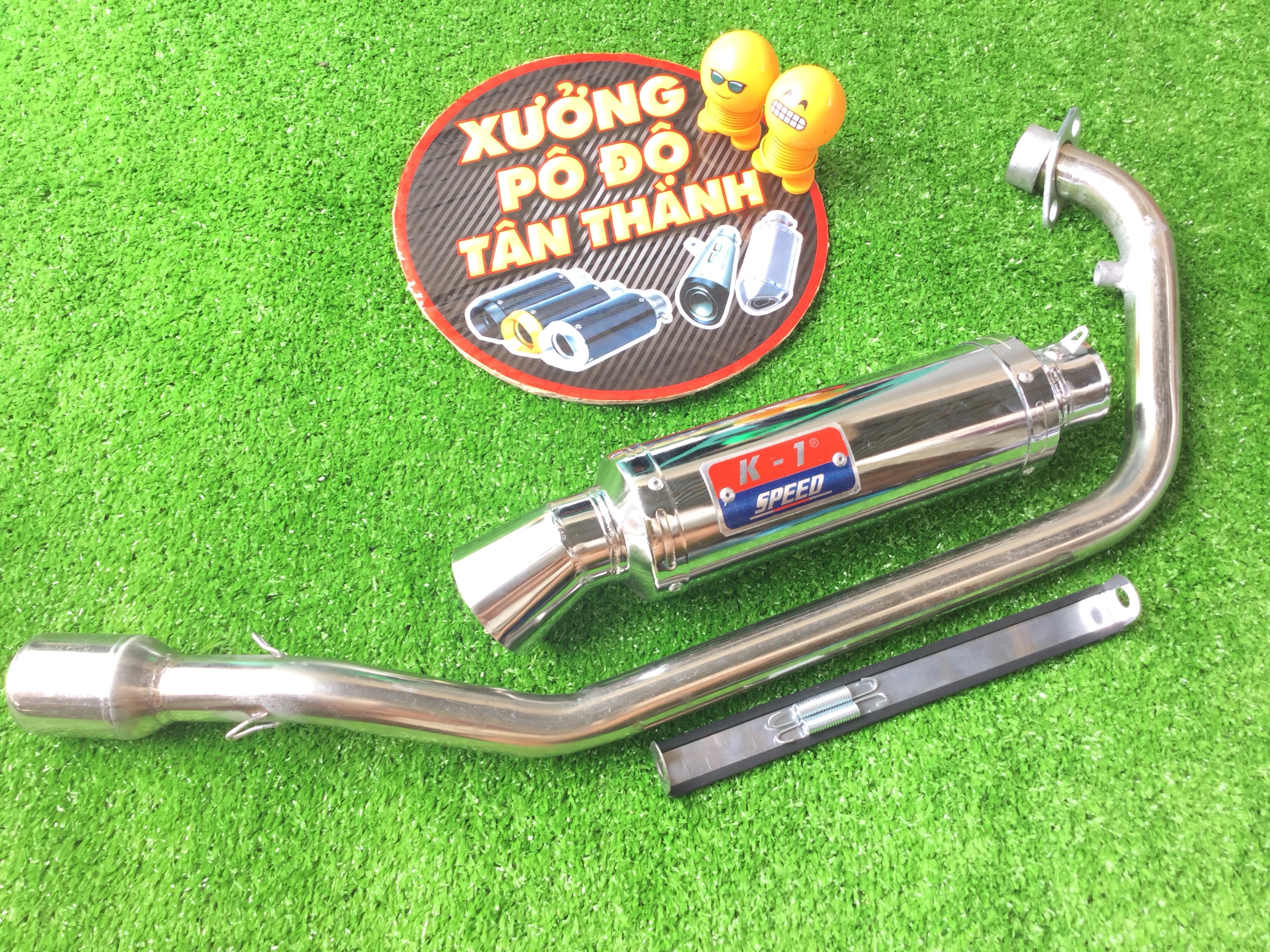 Bộ pô k1 trắng full cổ wave 50 - 100, cup, dream, 67, axelo, exciter 50cc,...,Sản Phẩm Chất Lượng, Gian Hàng Uy Tín, Giá Cả Cực Tốt, Mua Ngay.