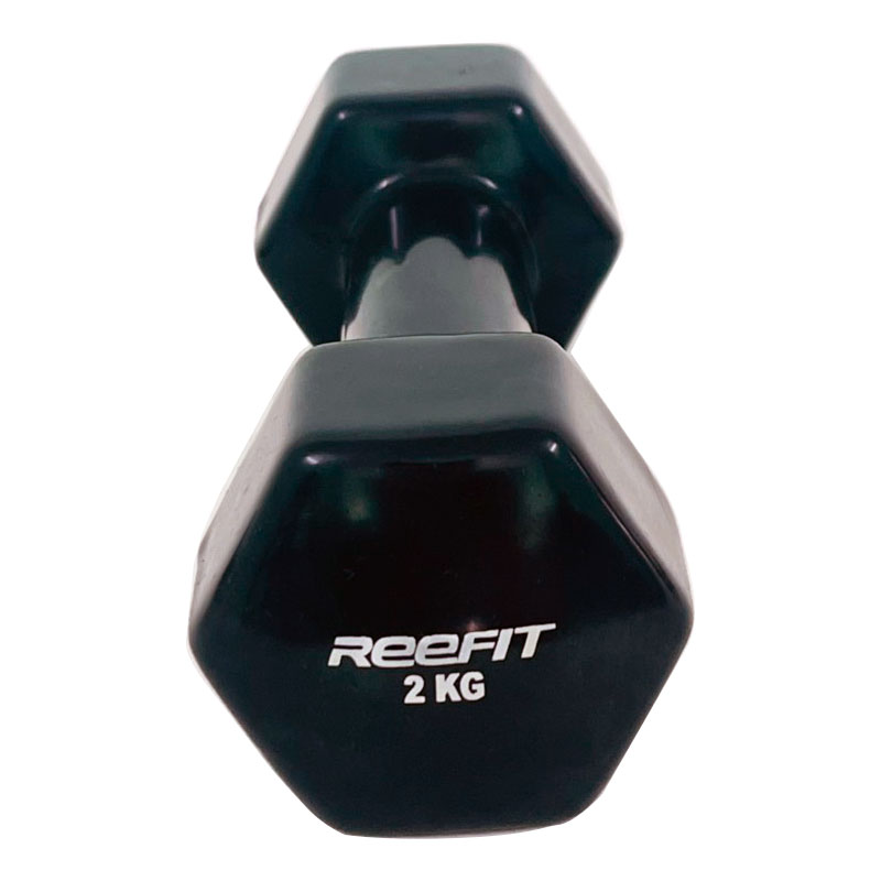 Tạ tay cao su reefit 2kg màu đen