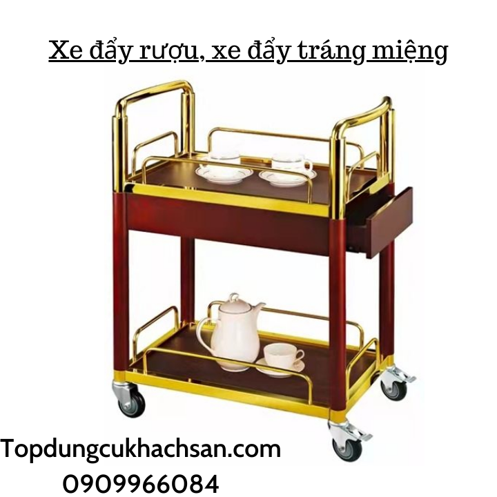 Xe phục vụ rượu, xe phục vụ rượu nhà hàng