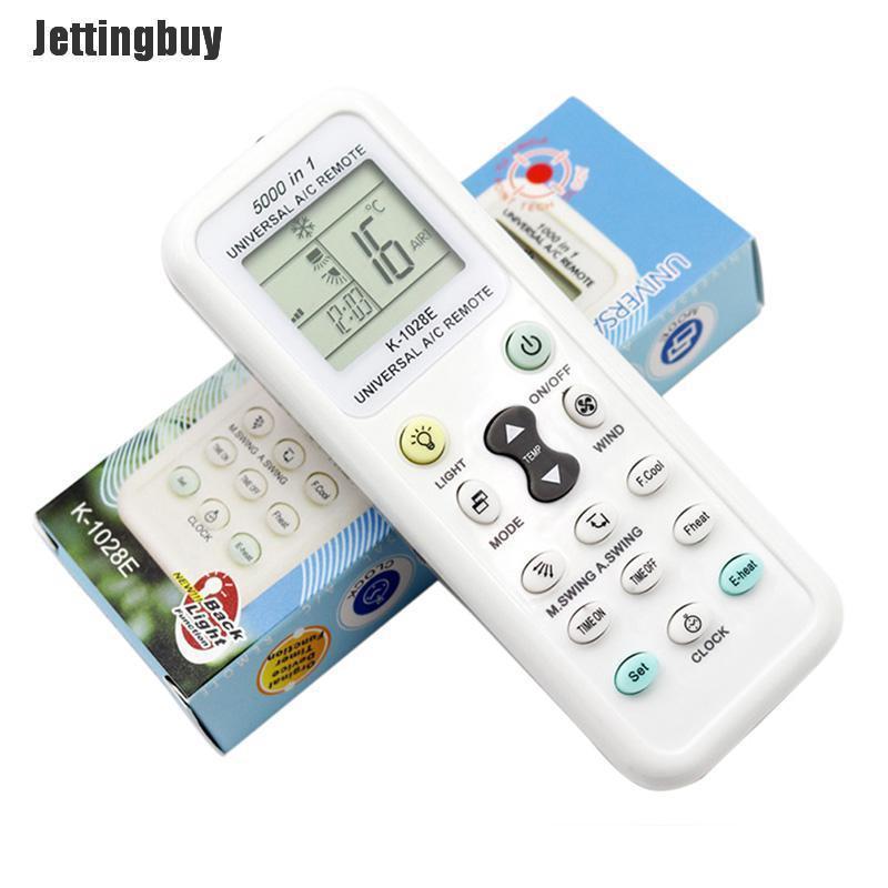 Điều Khiển Từ Xa Jettingbuy, Màn Hình LCD Kỹ Thuật Số AC Không Dây, Dùng Cho Điều Hòa Không Khí, K-1028E