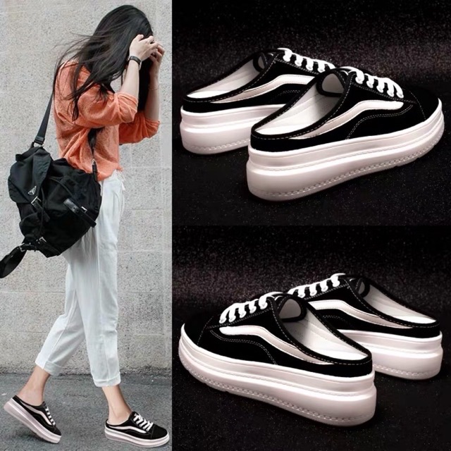 Giầy sục dáng thể thao cao 6cm
