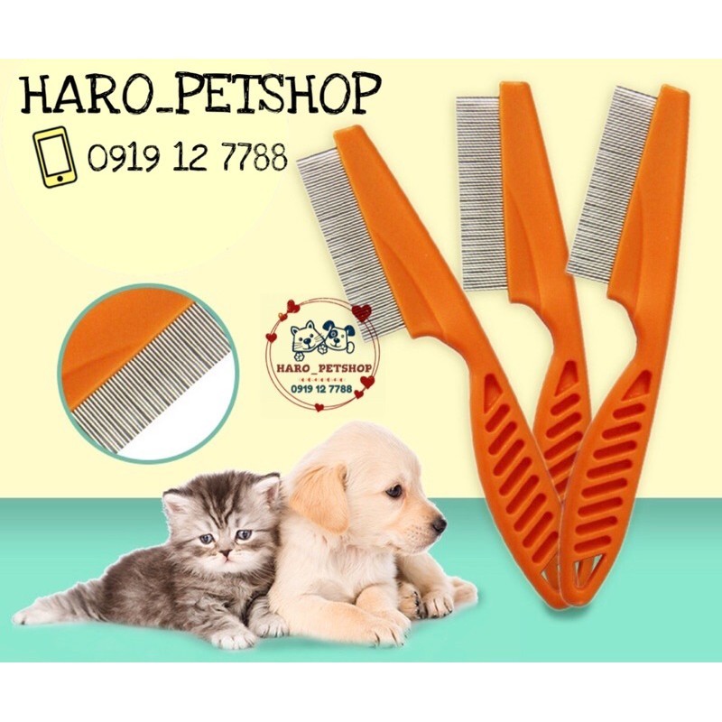 Lược chải ve rận cho chó mèo, đa dạng kích cỡ, chất lượng đảm bảo và cam kết hàng như mô tả