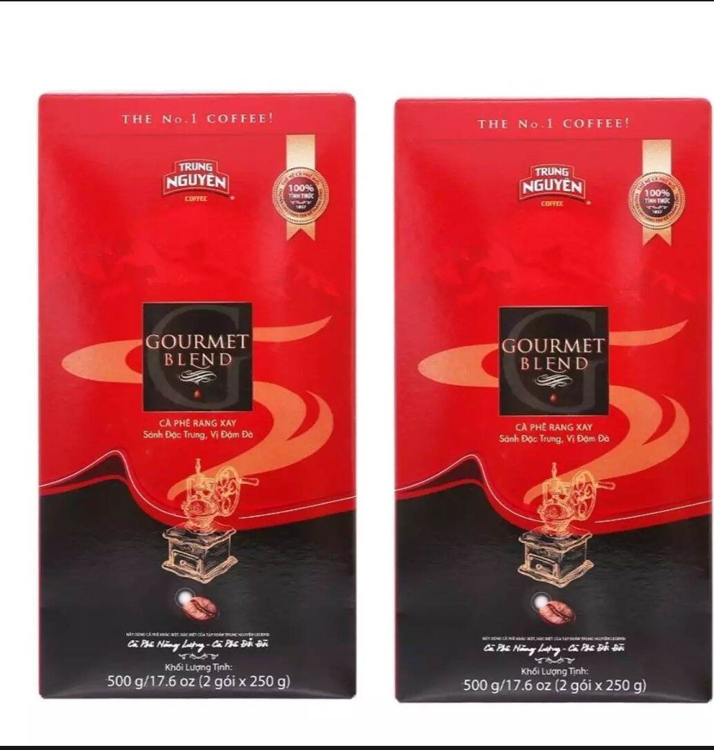 Combo 2 hộp cà phê trung nguyên gourment blend 500g