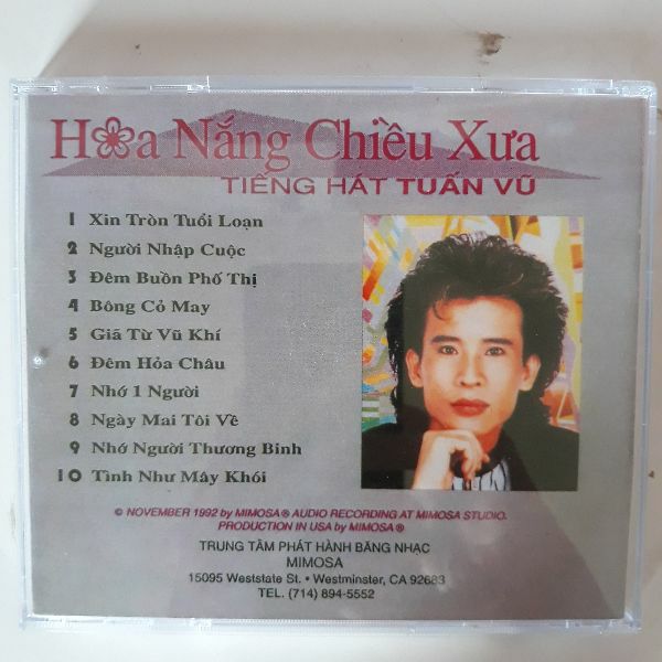 Bộ 4 cd Tuấn Vũ 2 Mitsubushi phono