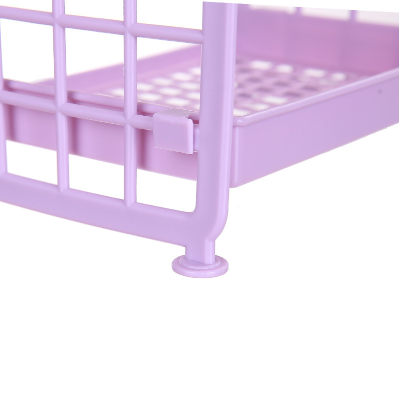 Kệ nhựa 2 tầng mini để bàn