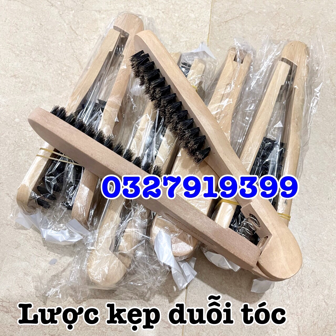 Lược kẹp duỗi - ép tóc ms032